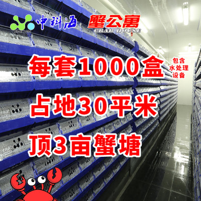蟹公寓----室内立体循环水养蟹设备