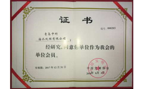 中国发明协会 会员