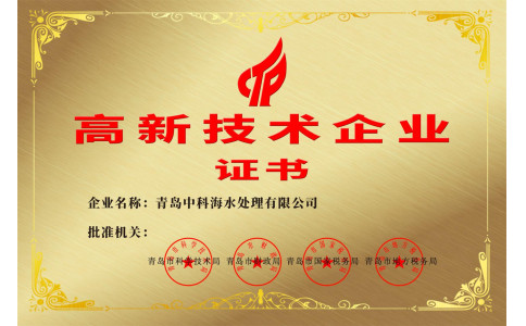 国家高新技术企业